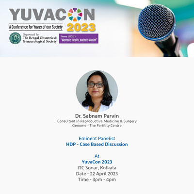 Dr. Sabnam Parvin at eYuvacon BOGS 2023